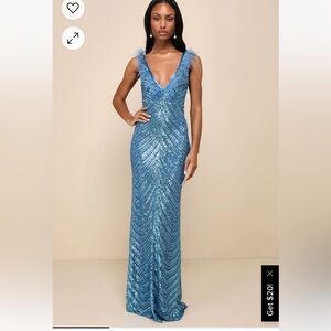 Brand New, Never Worn lulus sequin dress!